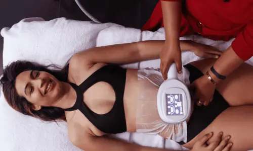 Woman having Body Sculpting treatment post injury Walton-on-Thames
